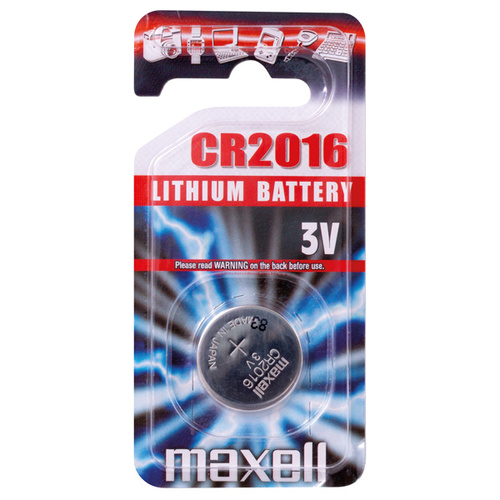 Maxell - Maxell Lithium CR2016 Batteri - 1stk