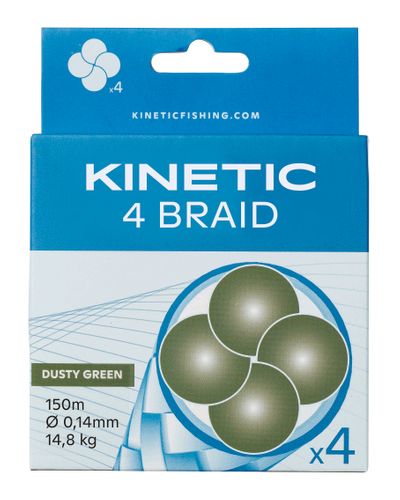 Kinetic - Kinetic Cyber Braid 4, Fletline, 150m, 30mm