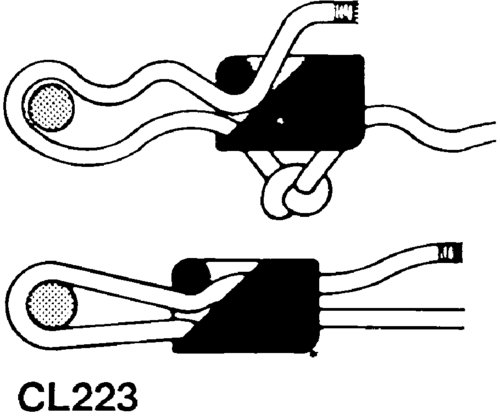Clamcleat - Cl 223 loop cleat