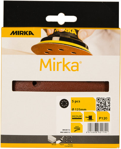 Mirka - Sliberondel 125mm