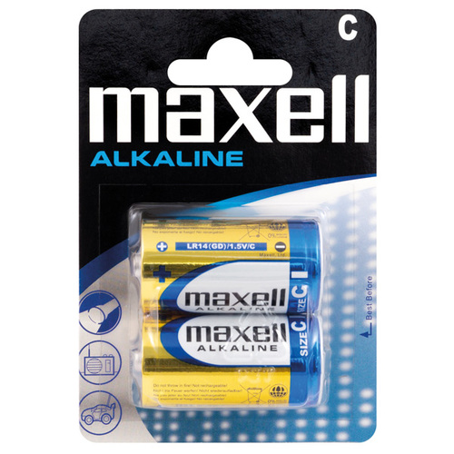 Maxell - Maxell Alkaline C / LR14 Batterier - 2stk