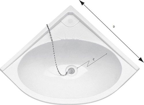 Plastimo - Plastimo Håndvask Trekantet, Plast 470mm