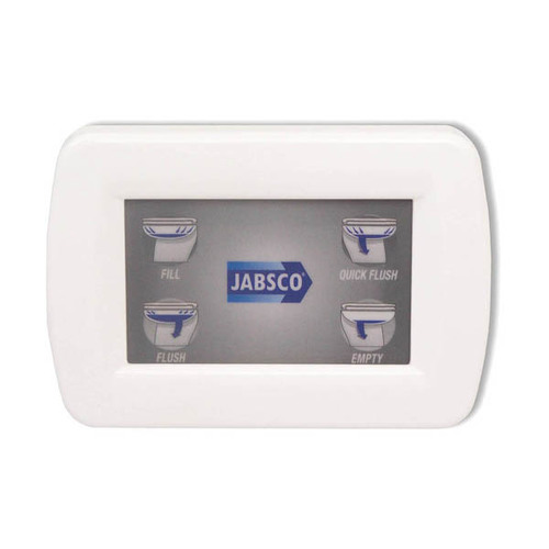 Jabsco  - Jabsco Deluxe Flush El-toilet Lige Ryg Solenoid 12/24V