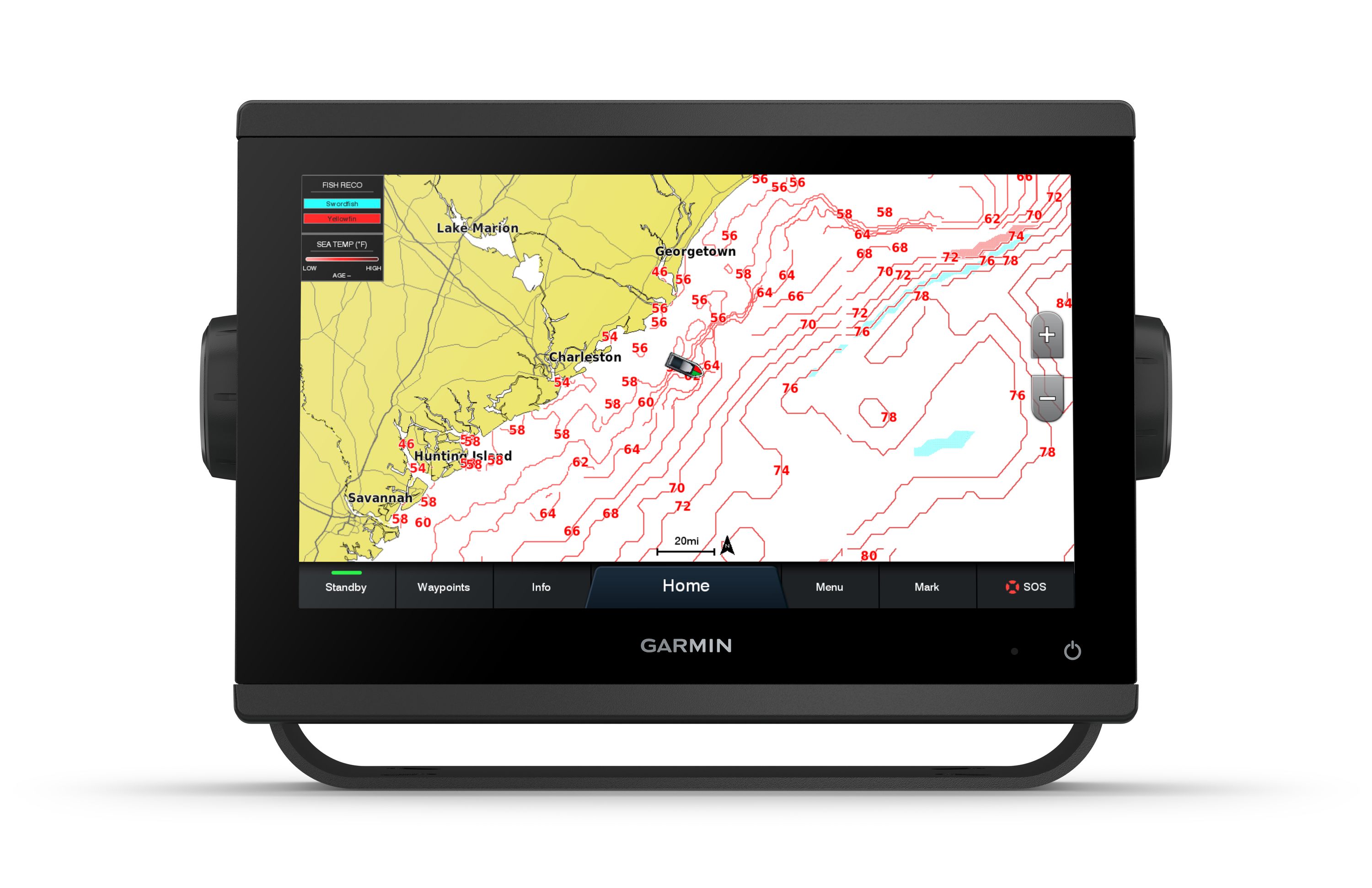 Garmin GPSMAP® 923xsv Kartplotter - GPS med ekkolodd