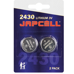 Japcell CR2430 Litiumbatteri 3V, 2 st