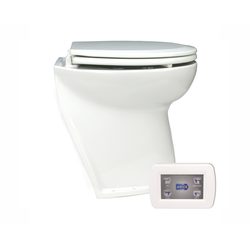 Jabsco Deluxe Flush El-toilet Vinklet Ryg Solenoid 12/24V