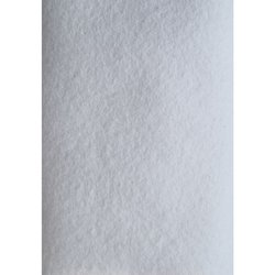 Indretningsmåtte, Selvklæbende, Filt, 133cm Bred, Hvid