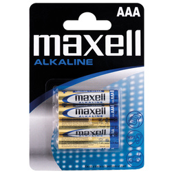 Maxell Alkaline AAA / LR 03 Batterier - 4stk