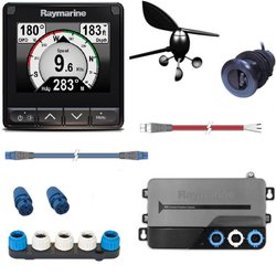 Raymarine i70s Startpakke, Vind og Trippel Transducer
